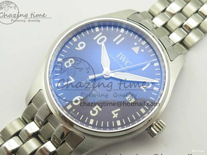 MIROTIME 0505 TimelessDesign Mark XVIII IW327016 Le Petit Prince MKS 1:1 Best Edition Blue Dial On SS Bracelet MIYOTA 9015 V 7206